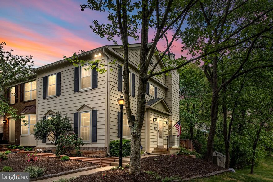 ** PLEASE EXERCISE CDC COVID-19 GUIDLINES WHILE SHOWING. PLEASE WEAR YOUR MASK AND EITHER REMOVE SHOES OR WEAR SHOE COVERINGS. Welcome home! This lovely end unit townhouse with 3 finished levels, 3 bedrooms and 2 full/ 2 half bathrooms backs to woods & common area. This home is nestled in a quiet, friendly, cul-de-sac in the amenity rich, Lake Ridge Community. Walk to the Elementary  school.   Freshly painted, new flooring, updated kitchen and bathrooms. Bright main level with living room, separate dining room and eat in kitchen. Primary bedroom with 2 closets and ensuite. 2 more bedrooms with ample closet space, plush carpeting, full bathroom, round out the upper level. Walkout lower level features a wood burning fireplace, family room, half bath, laundry room and storage. Get settled in then start exploring the trails leading directly to the Occoquan River. So much to explore! With over 1,200 acres cared for by Lake Ridge Association, a variety of amenities are available to homeowners. Amenities include 5 pools, a spray ground, a boat ramp, community centers, sports fields, playgrounds, fitness stations and other outdoor recreational courts to include tennis, pickleball, basketball, multi-use and volleyball.