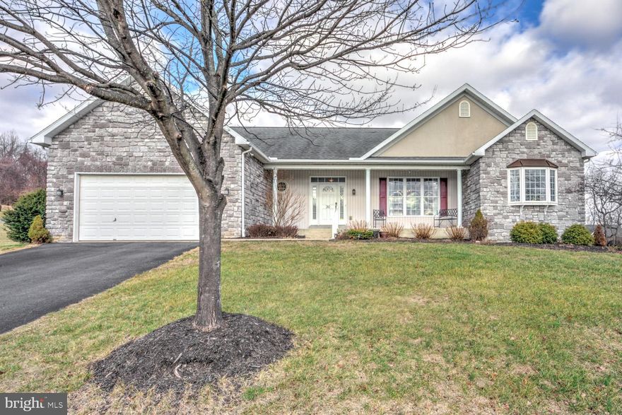 Nestled on a generous half-acre lot, this charming 2,500+ square foot rancher offers the perfect blend of comfort, style, and tranquility. This home is a sanctuary for those seeking a serene lifestyle without sacrificing modern conveniences.
Step inside to discover a thoughtfully designed open-concept living area that effortlessly combines the living room and kitchen plus a separate dining room. Large windows allow natural light to flood the space, highlighting the beautiful floors and neutral color palette. The living room features a cozy fireplace, perfect for relaxing evenings with family and friends.   Large open kitchen with recent upgraded countertops offering plenty of workspace & storage.

Featuring 3 spacious bedrooms, the master suite is a true sanctuary, complete with a walk-in closet and an en-suite bathroom featuring dual sinks, a soaking tub, and a separate shower. The large additional bedrooms are versatile and can easily be adapted to suit your needs, whether as guest rooms, a home office, or a hobby space.   Looking for more storage?  Spacious 2 car garage & full unfinished basement with outside entrance.

Conveniently situated near local amenities, including shopping centers, heath care,  schools, and parks. Easy access to major highways ensures a smooth commute, making it an ideal location for those who want the best of both worlds.   Enjoy the gorgeous views this home has to offer!  No HOA!!  Professional Photos will be uploaded Friday 1/3 with showings starting  Saturday 1/4