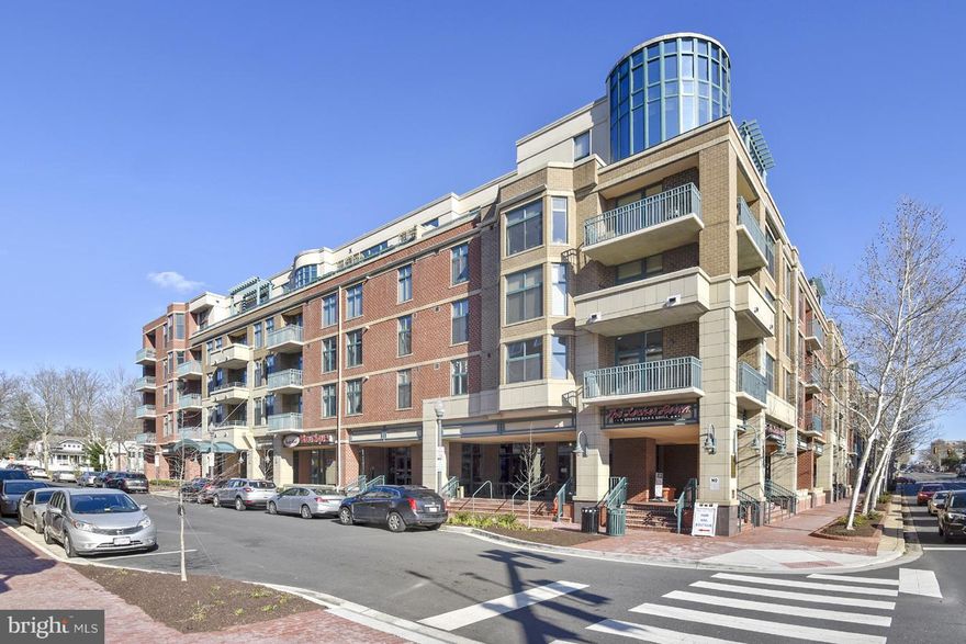 Stunning Condo w/ Open Living/Dining Rm, Gourmet Kitchen, 2 Master Suites, Den/Office, Powder Rm, Laundry Rm w/ Storage, Big Balcony, Hardwoods Throughout & Amazing Closets w/ Elfa. Two Garage Spaces & Double Storage Unit. Luxury Bldg w Gym, Party Rm, Concierge. Walk to Retail, Dining, Harris Teeter, Farmers Mkt & Bike Trail. Minutes to 2 Metros, Major Roads, Tysons, Arlington. No Pets/No Smoking.
