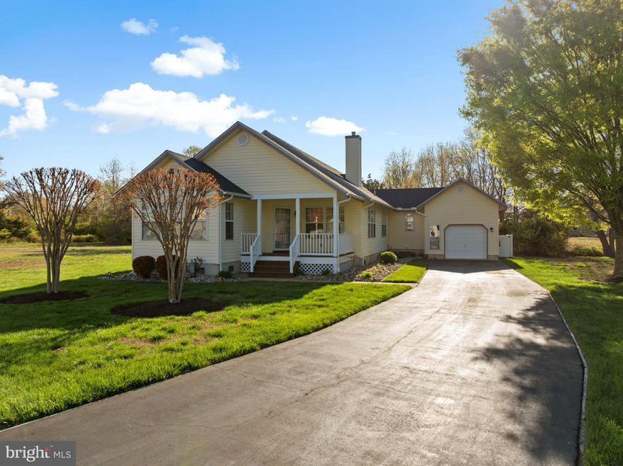 Great single level home with attached garage on a cul-de-sac.   This freshly painted home features 3 Bedrooms and 2 Bathrooms with a gas fireplace in the living room. Premium hardwood flooring throughout the house.   Outside offers amish built shed installed in 2021, outdoor shower and landscaping in the front yard designed and maintained by Lords Landscaping. 
New roof put on in 2021.  Community has NO HOA FEES.  Close to beach, shopping and restaurants.