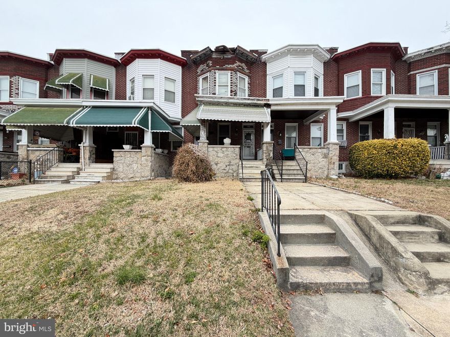 ONLINE AUCTION: Bidding begins 1/23/2026 @ 10:00 AM. Bidding ends 1/27/2026 @ 11:10 AM. List Price is Suggested Opening Bid. Deposit: $7,500.
 
This two-story, porch-front townhouse is located in the Bridgeview/Greenlawn neighborhood of Baltimore City. Residents can enjoy nearby attractions and facilities such as the Westside Shopping Center, Grace Medical Center, West Baltimore MARC Station, and Gwynns Falls. The property is occupied. The area provides easy access to a major artery, W Franklin St, connecting to other regions in the city.