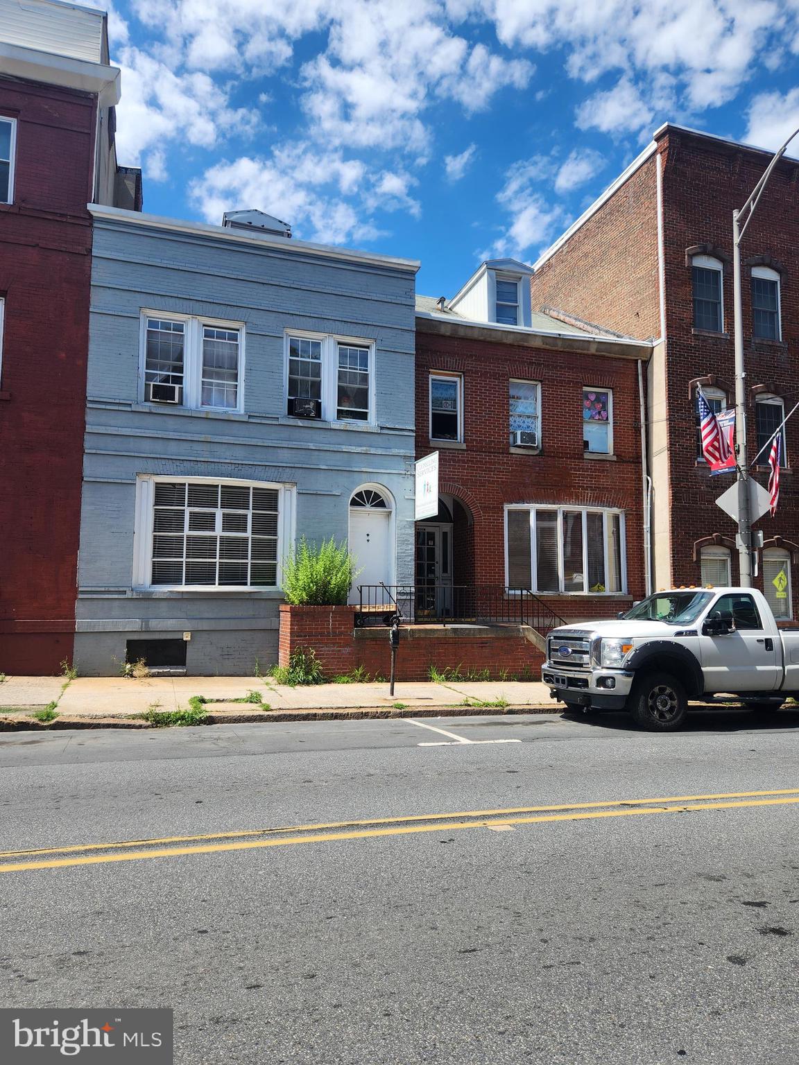 This mixed use property has so much potential. The first floor has the potential for 2 commercial spaces with 2 separate entrances, currently used for storage for the property manager. 212 side is set up with several meeting rooms, a kitchenette, waiting area, office desk area with cabinets. 214 is smaller with an office area and separate lavatory. There are also 5 residential units. Apt A is a 2 bedroom rented for $600 with a long term tenant. Apt B is rented for $875 and a 1 bedroom. Apt C is vacant. Apt D is a 1 bedroom at $900 and Apt E is an efficiency at $600. Property is located in downtown Pottsville close to other businesses and restaurants. Opportunity awaits