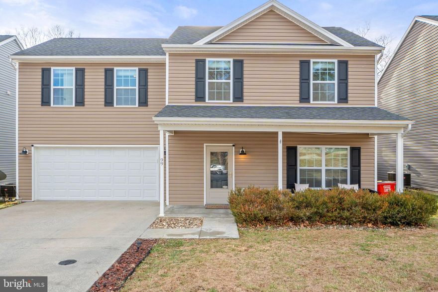 Nestled in the charming Village at Samuel Station, this delightful Colonial-style home offers a perfect blend of comfort and community. Built in 2017, this well-maintained residence features an inviting open floor plan that seamlessly connects the living, dining, and kitchen areas, creating an ideal space for gatherings and everyday living. With three spacious bedrooms and two and a half bathrooms, this home provides ample room for relaxation and privacy. The upper floor laundry adds convenience to your daily routine, while the cozy porch and deck invite you to enjoy the serene outdoor space, perfect for morning coffee or evening sunsets. The finished shed on the deck provides space for separate home office, additional storage, or another entertainment space. The neighborhood is a true gem, boasting nearby parks that offer recreational opportunities for all ages. Enjoy leisurely strolls, picnics, or playtime in the fresh air. The community vibe is enhanced by friendly neighbors and a welcoming atmosphere, making it easy to feel at home. With a two-car attached garage and additional driveway parking, this property combines functionality with style. The 0.15-acre lot provides just the right amount of outdoor space for gardening or play without overwhelming maintenance. Experience the warmth of this home and the vibrant community that surrounds it. This is more than just a house; it's a place to create lasting memories.