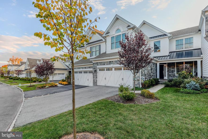 Welcome home to 518 Wyola Farm Road. This luxurious, like-new townhouse in the coveted Liseter Community offers three bedrooms, 2.5 bathrooms, and over 2,700 square feet of living space. A bright, two-story foyer welcomes you into the home, and here, you'll find the convenient powder room and airy dining room perfect for hosting any holiday. As you continue into the house, you'll find the stunning updated chef's kitchen with top-of-the-line appliances, quartz countertops, and a large island perfect for dining, prepping a delicious meal, or hosting many guests. The kitchen flows seamlessly into the family room, which features a gas fireplace surrounded by custom built-ins, large windows, and a sliding glass door that leads to the private deck off the back of the home. Off of the family room, you enter into the conveniently located primary suite bedroom, which offers vaulted ceilings and two large walk-in closets. Continuing into the primary bathroom, you will find the double vanity accented by quartz countertops and a large walk-in glass shower. The conveniently located laundry room, a roomy coat closet, and access to the 2-car garage round out the first floor. The gorgeous dark hardwood floors that flow throughout the first floor carry upstairs to the second floor, which features a unique landing space that would be perfect for a den, office space, or playroom. Two sizable secondary bedrooms, both with great storage, can also be found upstairs, along with the hall bathroom that features another double vanity. The large walk-out basement offers plentiful storage and endless possibilities for finishing the space in the future.

Not only does this stunning, upgraded home offer many attractive features, but so does the community of Liseter itself with the gorgeous resort-like pool and pool house to the state-of-the-art gym, the Carriage Barn and Clubhouse perfect for holding events outside of your home, to the pickleball and tennis courts, as well as the walking trails, and even its own Post Office. 518 Wyola Farm is located conveniently to many of the beautiful surrounding towns our area offers, such as Newtown Square, Wayne, and West Chester. It is even a convenient trip to the airport or into Philadelphia itself.