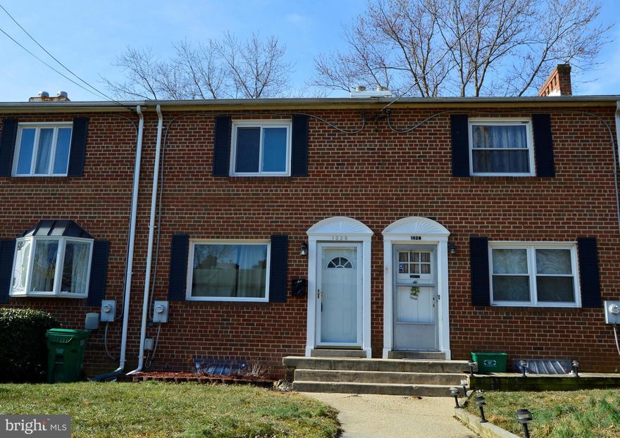 Absolutely charming 2 bedroom 2 Bath Townhome, with No HOA. Features Hardwood floors,Neutral Colors throughout, Updated Kitchen, Bathrooms. Finished Basement with Storage,Tile floored and full Bathroom. Relax in the cozy, fenced in private backyard.. Home has been lovingly maintained by owner. Close to shopping and major highways, Marc Train and more.