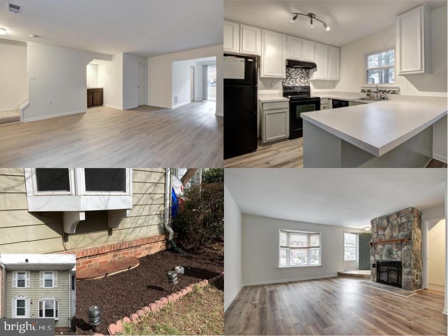 This delightfully updated 3 bedroom 2.5 bath townhome situated in the Burke Centre community is move in ready with much desired features.  Main and lower levels have gorgeous luxury vinyl tiling that makes this space so fresh and contemporary, setting off the living room with impressively finished fireplace so nicely and kitchen with it's sophisticated color palette and updated countertops so wonderfully! The upper level has freshly cleaned carpeting throughout and with primary bedroom with ensuite bath, 2 additional bedrooms, and one other full bath will comfortably accommodate. Head to the open concept, updated lower level space which provides expansive room for more entertaining and relaxing and where you will enjoy abundant natural light from the floor to ceiling glass sliding doors that lead to a charming patio to enjoy the outdoors. Beyond the many dining, entertaining, and shopping options available, the area is additionally a great place to get out and enjoy a community with playgrounds & endless sidewalks nestled in a warm, welcoming, and active neighborhood known for its street gatherings, cookouts, and various holiday cul-de-sac events. Another great feature is nearby Burke Lake for those who want a little more open space to explore and get active. Very conveniently located close to the VRE and other major traffic arteries as the Fairfax County Parkway, location is definitely a prime feature. 2 assigned parking spots come with the unit. This townhome is a gem ... definitely will have you wanting to call it home!