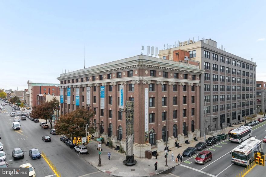 Second floor one bedroom (NOT a loft) in the Marine Club (Building A).  Lots of natural light comes through beautiful big windows and high ceilings.  Comfortable open layout with hardwood floors.  Bathroom has separate tub and shower.  New refrigerator 2023 and newer A/C.  Washer and Dryer in the unit.  Pet friendly building.  The Marine Club provides a range of desirable building amenities including a 24/7 front desk, a newly renovated onsite fitness center, a beautifully landscaped central courtyard complete with koi pond, a seasonal lounge area, and a dog play area.  Attached garage parking is for rent at an additional fee (approx $230/month with a 3 to 4 month waiting list).  Accessibility to Center City is a breeze with a Walk Score® of 94 and only a short distance away from the Ellsworth-Federal BSL stop.  An excellent opportunity as an investment property as well.