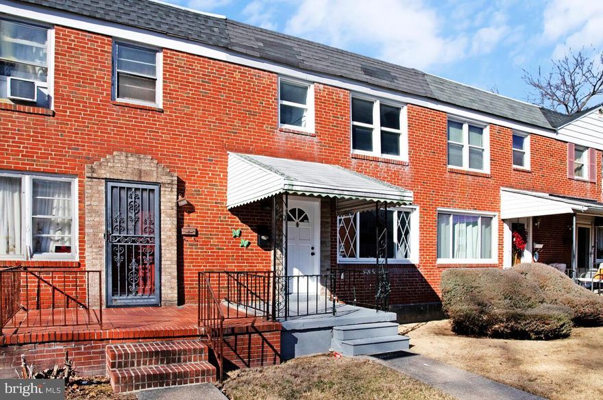 Charming Brick Rowhome in Quiet Cedonia Neighborhood! <br><br>

Welcome to this well-maintained 3-bedroom, 1 full and 1¼-bath brick rowhome located in a quiet and family-oriented section of the Cedonia neighborhood in Northeast Baltimore. This home offers a comfortable blend of classic charm and practical updates, making it ideal for homeowners or investors alike.<br><br>

The main level features fresh paint throughout and new luxury vinyl tile (LVT) flooring in the living room and dining room, creating a clean, modern feel and a cohesive look for everyday living and entertaining. The kitchen provides convenient access to the backyard, adding to the home’s functionality and ease of use.<br><br>

Upstairs, you’ll find three bedrooms and a full bath, along with hardwood flooring throughout the upper level, bringing warmth and character to the private living spaces.<br><br>

Downstairs, the finished basement adds valuable living space and includes ceramic tile flooring, a washer and dryer, and a quarter bath. The basement also offers a separate exterior exit, providing flexible use for storage, a recreation area, or potential guest space. An additional exterior exit from the kitchen further enhances convenience and accessibility.<br><br>

This brick rowhome is situated on a quiet residential street and features three bedrooms, one full bath, one quarter bath, some recent updates, freshly painted interiors, hardwood flooring on the upper level only, new LVT flooring in the living and dining rooms, ceramic tile in the basement, and an included washer and dryer, with exterior exits from both the kitchen and basement.<br><br>
This move-in-ready home offers outstanding value in a quiet Northeast Baltimore neighborhood and won’t last long. Call or email today to schedule your private showing and experience everything this charming Cedonia rowhome has to offer.