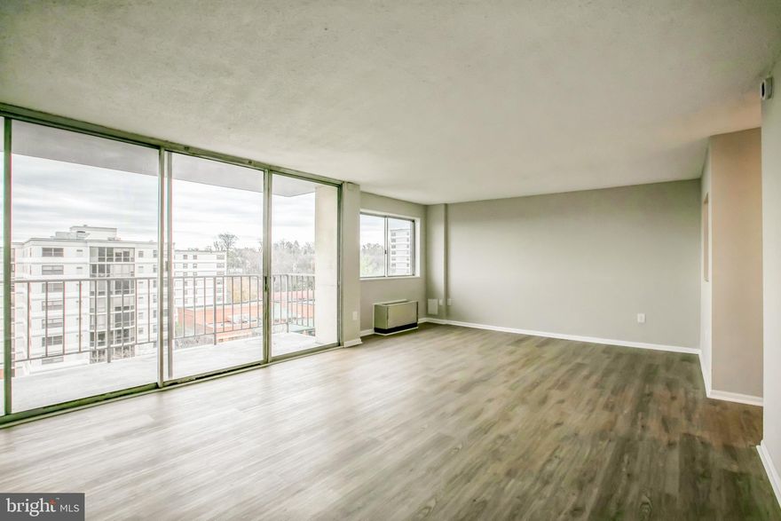 Welcome to a completely updated studio condo perched on the 9th floor with panoramic views of the Potomac. Light and bright throughout. Freshly painted walls, updated flooring, brand new appliances, cabinets, quartz countertop and more. Private balcony.

This secure gated community offers an array of amenities including: 24-hour front desk service, outdoor pool, and tennis courts. Lots unassigned parking. Laundry conveniently located on the same floor just steps from the unit.

Walking distance to Huntington Metro and Old Town shops and eateries. Planet Fitness right next door or take a stroll along the pedestrian path across Wilson Bridge to National Harbor and Belle Haven Country Club. The nearby GW Parkway bike trail beckons outdoor enthusiasts, while shopping centers, libraries, post offices, banks, and more are just moments away. Don’t miss out on the chance to call this charming studio your new home! Application fee: $60/person. Sorry, no pets. Tenant pays electricity $100 flat rate.