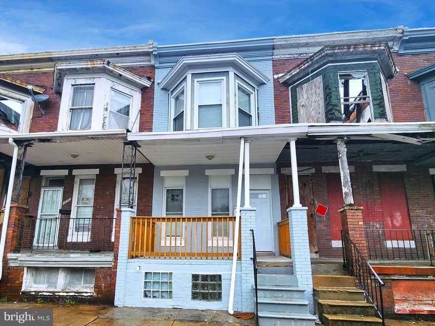 ONLINE AUCTION: Bidding begins 6/4/2025 @ 10:00 AM. Bidding ends 6/6/2025 @ 11:20 AM. List Price is Suggested Opening Bid. Deposit: $7,500. 2 story porch-front townhouse located in the Sandtown-Winchester area. JUST MINUTES to Coppin State University & Druid Hill Park. Easy access to major traffic artery E North Avenue (U.S. Route 40).
