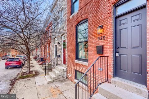 Townhouse For Sale - 920 S Bouldin Street<br/> BALTIMORE, MD 21224