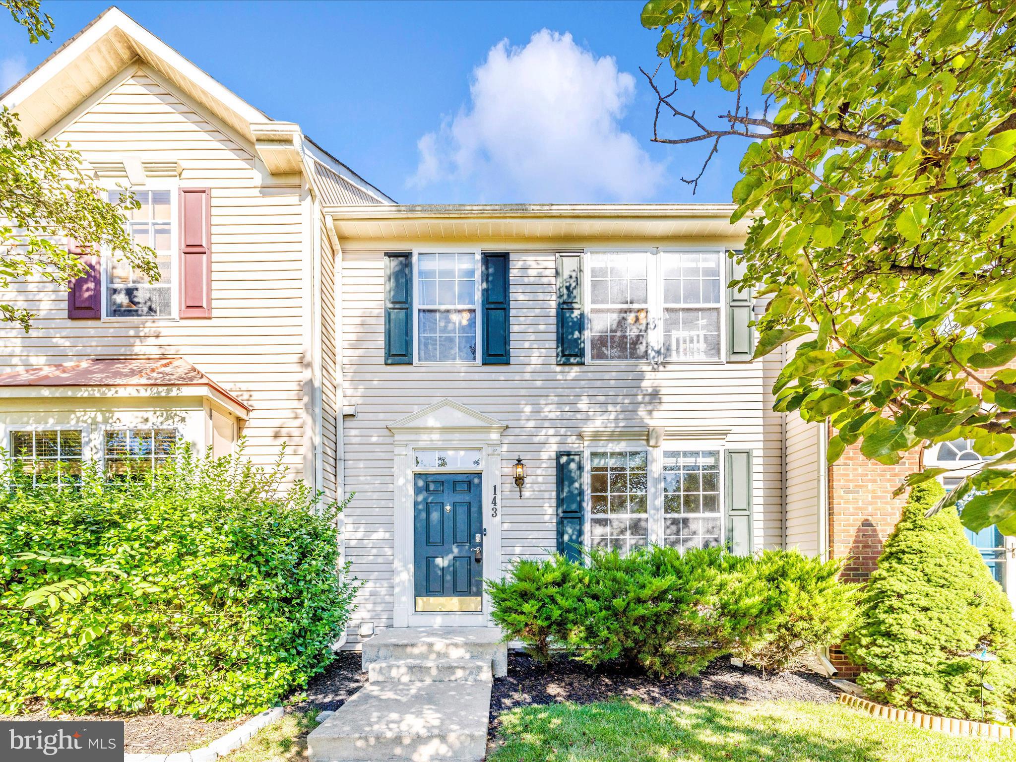 Welcome home to this beautifully maintained, move-in ready, three-level townhome in the highly sought-after Galyn Manor community. The main level features a bright, open floor plan—perfect for entertaining—with a spacious living room on one side of the kitchen and a cozy family room on the other. Step out onto the back deck, ideal for grilling and outdoor gatherings. Downstairs, the expansive lower-level recreation room offers endless possibilities and opens to a fully fenced backyard with a patio and storage shed. This level also includes a private office, a full bathroom, and a convenient laundry room. Upstairs, you’ll find a generously sized primary suite with a relaxing sitting area, an oversized walk-in closet, and a luxurious en-suite bath complete with a soaking tub and separate shower. Two additional bedrooms share a well-appointed hall bath. Two assigned parking spaces convey and there is plenty of visitor parking for your guests. Don't miss your chance to own this wonderful home—schedule your tour today before it's gone!