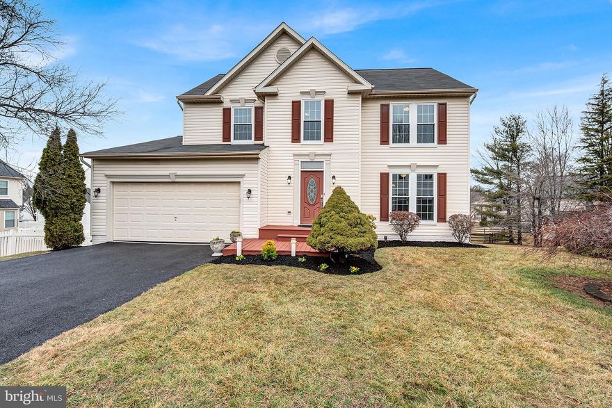 Tucked away on a quiet street in the highly sought-after Milestone community, this beautifully updated and maintained colonial home offers three finished levels of comfortable and versatile living space.

The main level features a welcoming foyer and a spacious living room , the remodeled island kitchen is designed for both everyday living and entertaining, complete with gas cooking, stainless steel appliances, and abundant cabinetry. Enjoy casual meals in the breakfast area with easy access to the  large deck overlooking the backyard -  perfect for outdoor dining and relaxation. A formal dining room, great family room with a gas fireplace, powder room, and spacious laundry room/mud room, complete this level, along with access to the large two-car garage.

Upstairs, the generous primary suite provides a private retreat with vaulted ceilings, a renovated bath featuring dual sinks, a separate soaking tub, and a walk-in shower, as well as a walk-in closet. Three additional bedrooms and a full bath offer plenty of space.

The fully finished lower level expands the living space with a large carpeted recreation room and walkout access to the patio, deck and expansive backyard - ideal for entertaining, play, or movie nights. This level also includes a bonus room, full bath and a dedicated extra large storage area.

Residents enjoy being part of a friendly HOA community with amenities that enhance everyday living, including a neighborhood swimming pool, scenic walking paths, and tot lots. Commuters will appreciate the convenient access to MARC Train service and Interstate 270, making travel to Rockville, Bethesda, and Washington, D.C. easy. Everyday conveniences are just minutes away, with shopping, dining, and entertainment nearby at Milestone Center, Wegmans, and Clarksburg Premium Outlets.