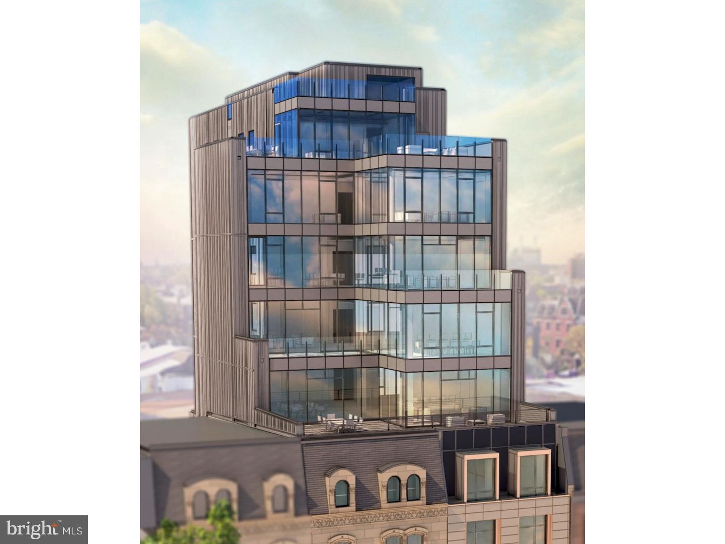 2110 Walnut is a new development project located in the heart of Rittenhouse Square. The actual development consists of the restoration of an existing Frank Furness structure(2108) combined with a new ground-up construction of a 9 story building (2110). The final structure will have Walnut Street frontage adjacent to the existing 2108 property. Each condominium owner will have the option to an indoor parking space. In addition, most of the residence will have access to large outdoor terraces. Bang & Olufson, the high-end Danish consumer electronics Company, will occupy the retail space. The Residences at 2110 Walnut are designed with utmost grace and civility lavishly boasting modern amenities and leading edge technology.
