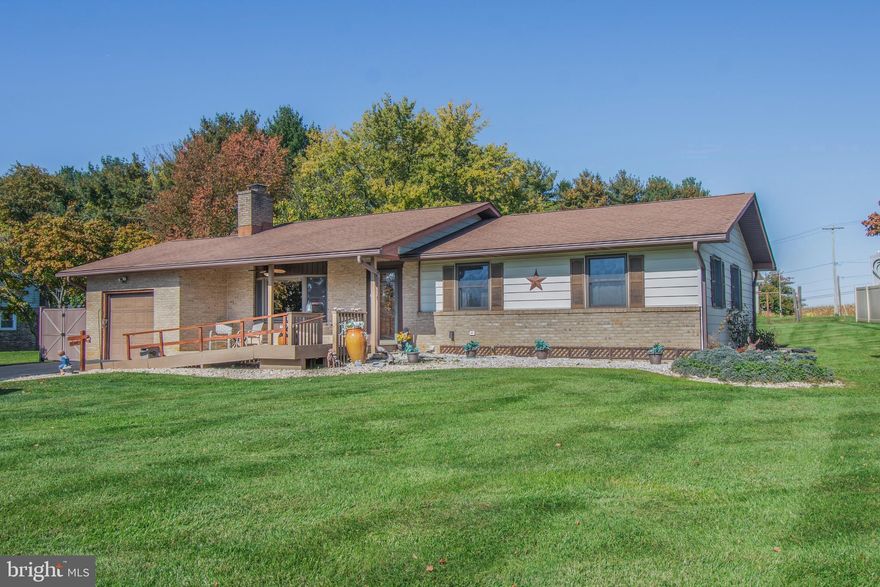 Welcome home to this well kept 3 bdrm 2 bath rancher in the desireable Shah Valley community. This home features beautiful hardwood floors, a full unfinished basement, covered porch,  deck, front porch, shed, updated roof, attached garage, whole house generator, covered front porch and more. Home is well kept and waiting for your cosmetic updates!