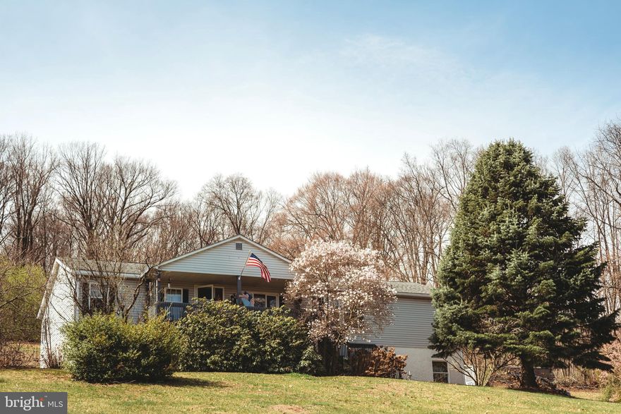 ***HIGHEST AND BEST OFFER DUE BY TUE 4/15 AT 4PM***Country living at its best! Welcome to 1734 Huffs Church Road. Nestled on a hillside on just over 5 acres, this is the place you've been dreaming of. Up a private tree lined driveway, you'll be greeted by the covered front porch that gives you outstanding views of the surrounding mountains and farm fields. Once inside, the living room welcomes you and opens up to the kitchen and dining room area. Off the dining room is the sunroom, a great place to relax and listen to the birds and watch the wildlife wander through the extensive property. The sunroom has a propane fireplace making it usable year-round. Adjacent to the dining room is the large family room. The house features 3 bedrooms and 2 full baths. The full basement is great a place for storage and could be finished in the future. Access to the built-in 2 car garage is through the basement. There is also a huge shed to store all of your lawn equipment. This property offers so many possibilities and is ready for a new owner. Schedule your tour today!