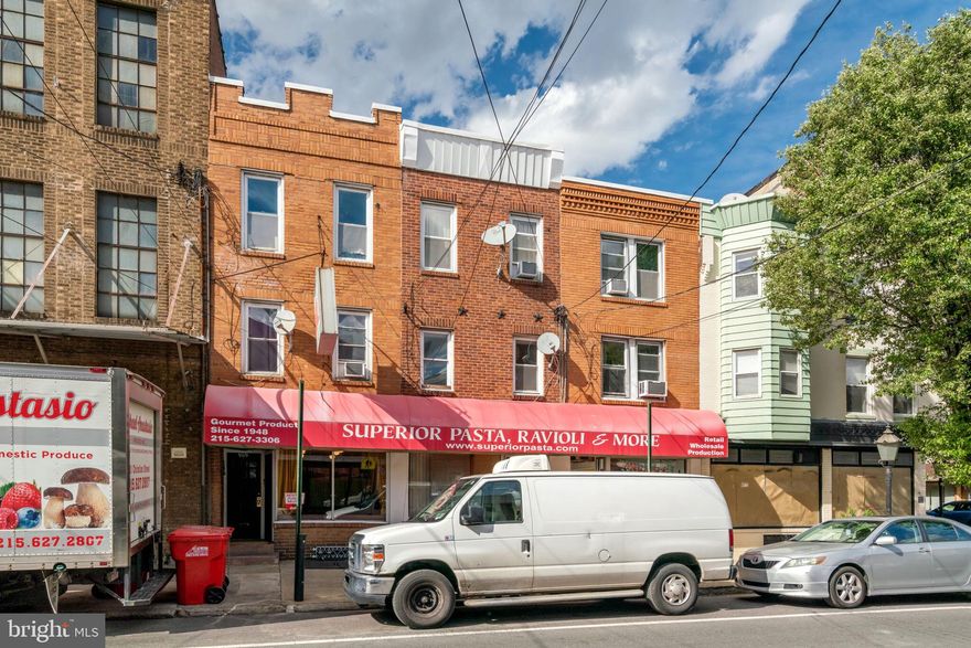 Investment Opportunity in the Heart of the Italian Market! This is your chance to own three interconnected buildings in a prime location: 905, 907, and 909 Christian Street. Each building has its own Tax ID, entrance, basement, and utilities, providing flexibility and potential for various uses. The first floor commercial spaces, formerly occupied by Superior Pasta, are seamlessly connected, offering approximately 1,500 square feet of combined commercial space. In addition to the commercial spaces, there are five residential apartments spanning the 2nd and 3rd floors of the buildings. These apartments consist of four 1-bedroom units and one 2-bedroom unit. This arrangement provides a steady income stream while you explore the potential of the commercial spaces. This unique property offers endless possibilities for entrepreneurs, investors, and visionaries looking to make their mark in the vibrant Italian Market neighborhood. Don't miss out on this exceptional opportunity to own and transform these interconnected buildings into a thriving commercial and residential complex. Contact us today to arrange a viewing and explore the potential that awaits at 905, 907, and 909 Christian St.