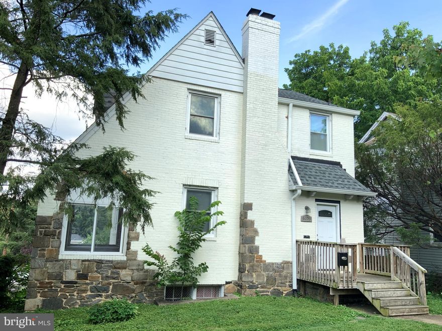 THIS IS THE ONE YOU'VE BEEN WAITING FOR! This rental is for the TOP 2 FLOORS - it does not include the basement. This beautiful and updated ALL-BRICK, Tudor-style home is conveniently located on a large corner-lot on York Road.  So close to major commuter routes and right between Baltimore and Towson! The home features 4 bedrooms & 2 full baths, hardwood floors, stainless steel appliances, a gas fireplace, and much, much more. There's a full deck for relaxing and a big yard for summer fun! Don't delay - schedule an appointment today! WELCOME HOME!!!