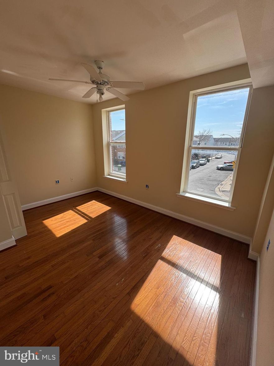 Combination Dining/Living, Floor Plan - Open, Kitchen - Eat-In, Kitchen - Table Space, Primary Bath(s),  Wood Floors; No Fireplace; Dishwasher, Disposal, Dryer - Front Loading, Energy Efficient Appliances, Exhaust Fan, Microwave, Oven - Self Cleaning, Refrigerator, Stove, Washer - Front Loading, Washer/Dryer Stacked; Accessibility Features: None; Security System; Window Features: Double Pane, Low-E, Screens, Skylights, Wood Frame