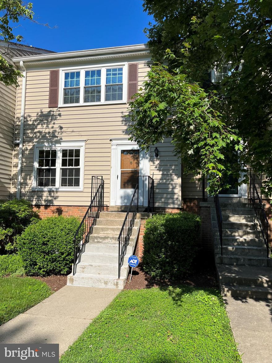 Lovely 3 bedroom, 2.5 bath townhouse with Eat-in kitchen, Open Living Room / Dining Room overlooking fenced backyard.  Upstairs is the Primary Bedroom with newly updated en-suite bathroom and a wonderfully large wall of closets as well as two good sized bedrooms and a full bathroom. Recently new flooring on main level and carpeted stairs, halls and bedrooms. Quiet neighborhood with easy access to ride-on buses as well as one assigned parking space and plenty of unassigned parking. Great restaurants, shopping and outdoor activities within walking distance to Downtown Crown.