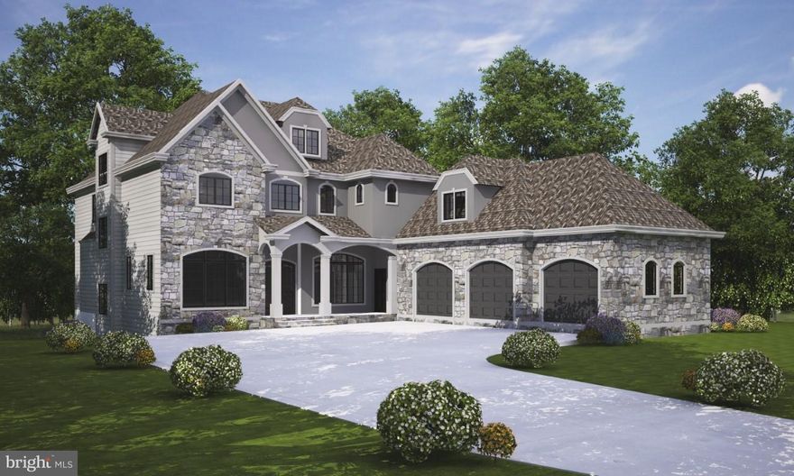 Exquisite French transitional house on 0.6 Acre with Stucco/Stone exterior, three car garage. High end finishings with hardwood on first two floors, 9 and 10 foot ceilings. Chef grade kitchen. Madison high school pyramid and convenient location. Kline countertops.  Fully finished house - 7200 sq feet with 8Beds/7Baths. Summer 2018 Delivery.