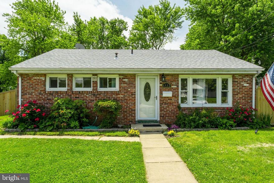 6532 Virginia Hills Avenue is a stunning three bedroom, two bathroom, brick rambler that provides one level living at its finest! Everything updated! New roof, new floors, new privacy fence, new countertops, new new new new new! The large addition off the back of the home adds a massive master suite with soaking tub. Kitchen has been expanded and is flooded with light from the family room/sun room. French doors le to a private concrete patio that is perfect for entertaining.