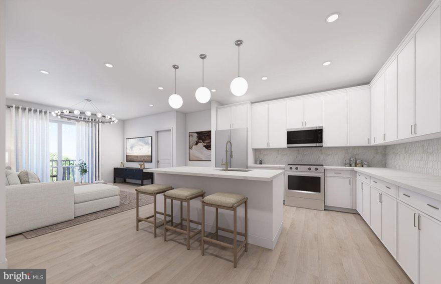 The 2.2.0F is our most affordable 2-bedroom design, offering an interior courtyard view, open-concept living, bar-style island seating, a private balcony, and a spacious primary suite with dual vanities.
MetroWest Square is located in a highly walkable community near metro access, parks, and vibrant Fairfax conveniences, residents also gain access to pool, fitness, and courtyard spaces for elevated everyday living.