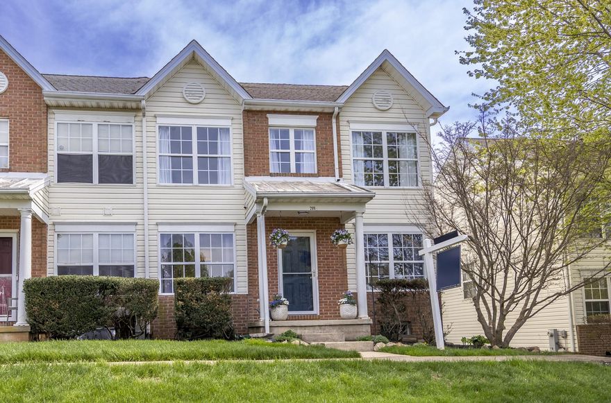 Welcome to this move-in ready, end-unit townhome in the desirable Meadows at Bar Kess community! Offering 3 bedrooms, 2.5 baths, a one-car garage, and additional parking, this home blends comfort, style, and convenience. The main level features a bright, open layout with a spacious living room and dining area—ideal for both everyday living and entertaining. The sun-filled kitchen showcases granite countertops, upgraded cabinetry, a large walk-through pantry, and flows seamlessly into the family room. Upstairs, the primary suite offers a generously sized bedroom with vaulted ceilings (currently a home office), an oversized walk-in closet with access to bonus area over the garage, and a private en-suite bath. Two additional bedrooms, a full hall bath, and a conveniently located laundry area complete the upper level. The unfinished lower level provides endless potential and includes a rough-in for a future bathroom—perfect for expanding your living space. Recent updates include a new top of the line HVAC system with UV light (2025), dishwasher (2026), garage door track & motor (2022), front door and storm door (2022), LVP flooring (2021), roof replacement (2017), kitchen cabinetry and granite countertops (2017). Additional improvements since purchasing in 2017 include paint, powder room vanity, sliding door, garbage disposal, refrigerator, range, washer, dryer, multiple light and plumbing fixtures, and bathroom exhaust fans.