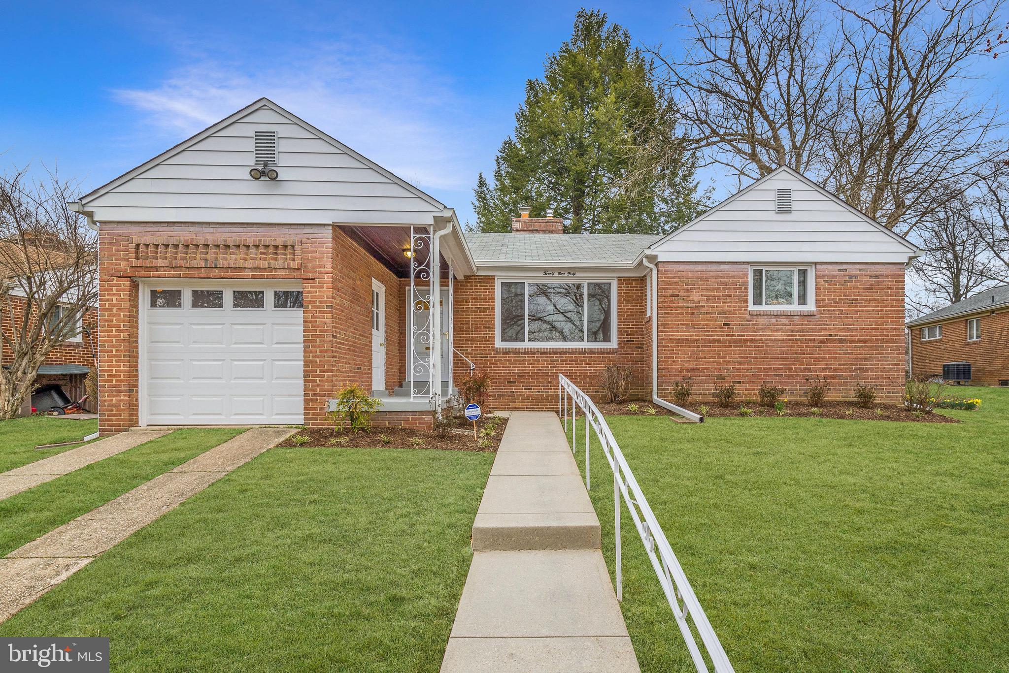 This home, located in Chevy Chase, Maryland, is completely move-in ready. Inside of the house, the main level features a foyer, an updated kitchen with new appliances, hardwood floors throughout the living room, dining room, and all 3 bedrooms, 2 full bathrooms including the master bathroom. On the lower level, you will find a large recreation room with laminate flooring, a half bathroom, and a laundry room. Outside there is a spacious open backyard and plenty of space in the front yard as well.
Parking is not an issue since there is a one-car garage and the driveway can fit 2-3 cars and plenty of street parking as well.
-- Chevy Chase Community--
The Chevy Chase area is a dynamic mix of global cultures and ethnic eateries and a sophisticated arts and entertainment district, this neighborhood has become a gold standard for affordable suburban living with urban amenities. Another significant aspect of Chevy Chase is that you are just minutes away from downtown Bethesda and the Capital Crescent Trail which goes all the way to Georgetown.
--Location--
Twenty-five mins to Dupont circle and downtown DC and approximately 2 miles from the beltway/495, 10 mins from NIH, Bethesda Naval, Medical Center Metro Station. Approximately 7 mins to Bethesda Metro Station and Downtown Bethesda.
--Lease terms--
*$60 application fee required
* 1-month rent security deposit required
*Sorry, no smoking inside the property
*Min 12-month lease
*Pets are not accepted
*Tenant responsible for utilities (water, gas & electric)