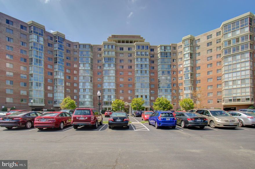 This outstanding unit is the pride of The Overlook. Boasting 1,520 square feet of gracious living space, this fabulous unit teems withs natural light. The elegant living room showcases a cozy fireplace, and the bright table-space kitchen has plenty of cabinet and counter space for the most discerning chef. The primary bedroom features  stretched closets galore, a dressing area and a large, totally renovated bath with a huge closet for storage. The large second bedroom is ready for guests.  The immense laundry room is big enough for a full-size washer and dryer AND an additional refrigerator. The cozy den/library can be enclosed to make an additional room. Best of all, the oversized sunroom-with its glorious treetop views--exits from the living room, bedroom and kitchen.   Five ceiling fans, hardwood floors throughout, garage parking and storage further enhance this special unit's appeal.  A friendly building, residents enjoy happy hours, coffee mornings and movie nights with their neighbors. In addition, the community amenities are nothing less than spectacular with two clubhouses, indoor and outdoor pools, golf, course, restaurants, medical center, fitness center ,gated entrance , and so much more. Don't let this unit get away.