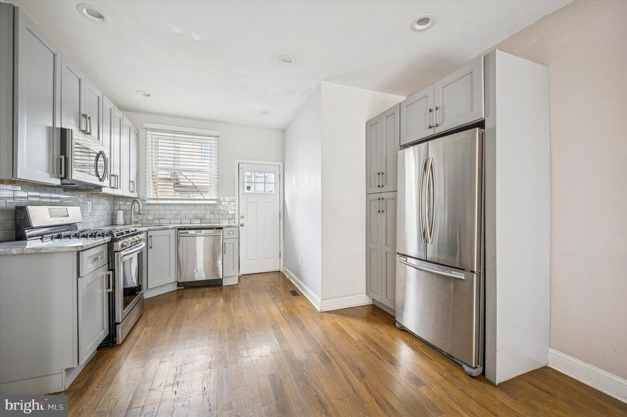 Well-located 2 bedroom, 1 bath Port Richmond rowhome offering solid fundamentals and great potential. Renovated in 2018, the home features hardwood floors, an open main level, and a kitchen with granite countertops, modern appliances, and ample cabinet space. Lots of natural light.

Upstairs, you’ll find two nicely sized bedrooms with good closet space and a full bathroom. The basement provides convenient storage and houses the washer and dryer. Out back, a private patio offers space for outdoor seating, gardening, or relaxing at home.

Situated on a residential block in Port Richmond, close to neighborhood amenities, public transportation, and major roadways. This is a short sale and is being sold as-is, presenting an opportunity for a buyer looking for value and willing to put in some cosmetic touches to make it their own.

A great option for buyers seeking a manageable home in a growing neighborhood or for investors looking for a strong location.