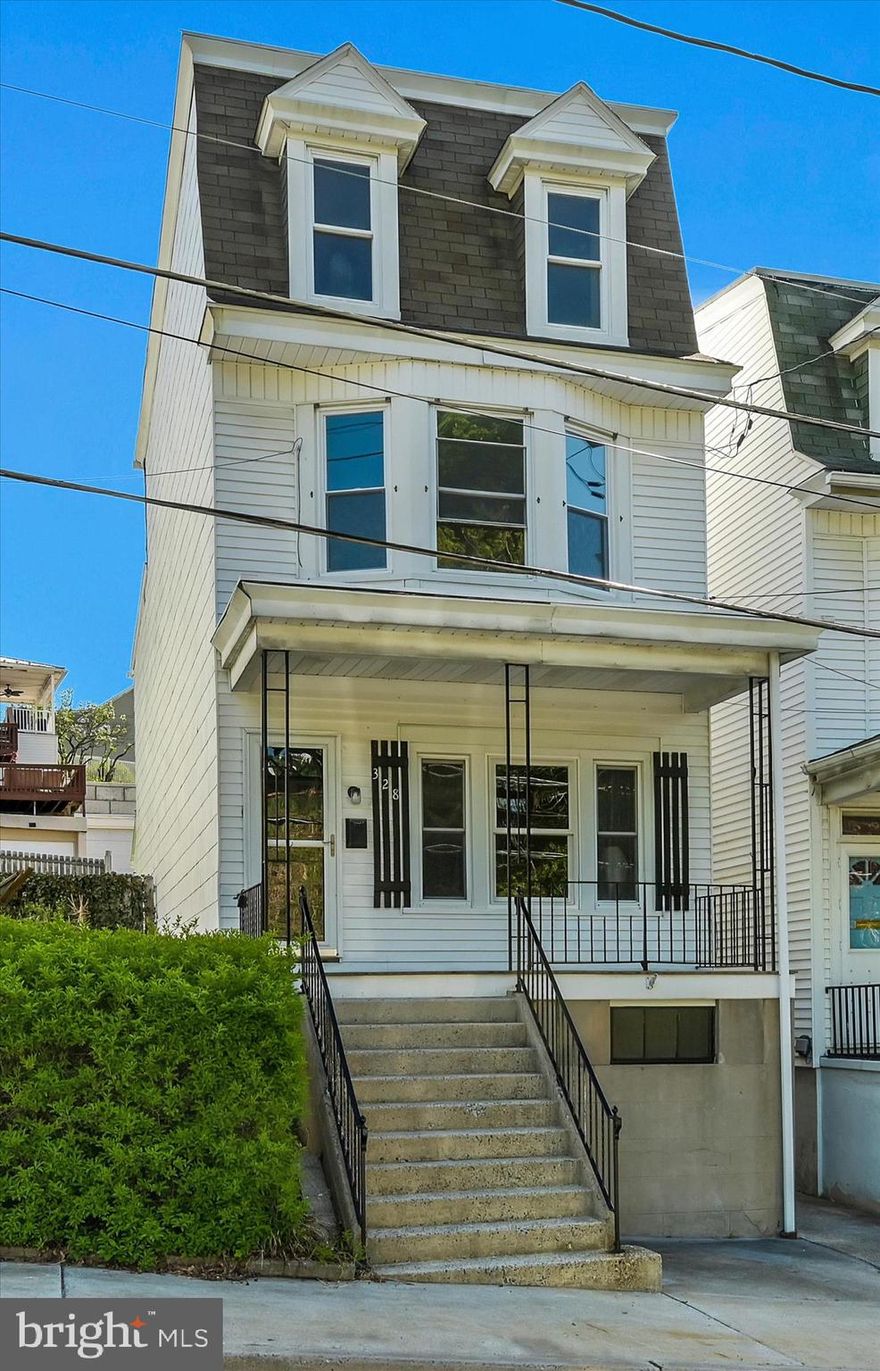 Recently renovated 5-bedroom, 1-bath home located at 328 S Jackson Street in Pottsville. This spacious property features a functional layout with three private bedrooms on the second floor and two additional bedrooms on the third floor, all with no walkthroughs. The home has been updated with fresh paint throughout, new luxury vinyl plank flooring on the main level, and new carpeting in all five bedrooms. The kitchen has been upgraded with new countertops, cabinets, and modern lighting. Additional improvements include a new tub surround in the bathroom and a durable rubber roof. The property offers efficient two-zone heating for added comfort. Outside, enjoy a small fenced-in yard and off-street parking for two vehicles in the rear.

Conveniently located just minutes from downtown Pottsville, this property offers easy access to Lehigh Valley Hospital–Schuylkill for medical care and nearby schools within the Pottsville Area School District. Enjoy local attractions such as Yuengling Brewery, along with shopping, dining, and community events in the downtown area. Outdoor recreation options, including parks and walking areas, are also just a short drive away.

This move-in ready home is ideal for both owner-occupants and investors seeking a turnkey opportunity. Listing agent has a financial interest in the property.