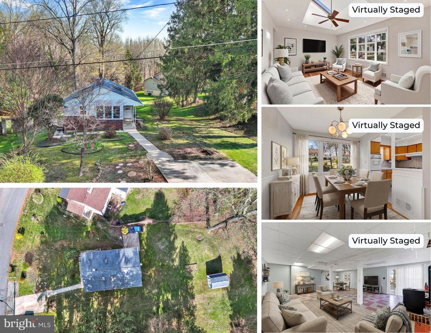 OPEN HOUSE Sat  April 3rd - 2-3 p.m.  Tucked into the peaceful Cub Hill area, 2926 Knoll Acres Drive offers that rare blend buyers are always searching for—privacy, nature, and convenience all wrapped into one charming home.

Lovingly owned by the current owner since 1989, this quaint rancher has been well cared for over the years and is completely livable as it stands, offering a wonderful opportunity for a buyer to move in and update over time. Some major improvements have already been handled, including replacement windows, vinyl siding, and a roof approximately 10 years young—giving buyers a solid head start.

Step inside and you’ll immediately notice the hardwood floors and vaulted ceilings, where skylights flood the living spaces with natural light, creating a bright and welcoming atmosphere. The main level features a living room with two skylights, a dining room for gatherings, and a charming kitchen with a gas cooktop, refrigerator, dishwasher, and nostalgic gray tile backsplash, plus an additional skylight overhead.

Down the hall are three bedrooms and a full bath, along with pull-down attic stairs to a partially floored attic, providing convenient storage.

The lower level expands the home’s footprint with a spacious family room featuring a slider to the patio and rear yard backing to trees—a peaceful setting where you can relax, watch the deer pass through, or enjoy the quiet surroundings. This level also includes a full bath with shower, a utility area, and a workshop space for hobbies or projects.

Outside, you’ll find a large shed for storage, a parking pad out front, and easy access to nature—hike the trails nearby or explore Loch Raven Reservoir just minutes away. It’s a setting that feels tucked away, yet remains close to everything.

The home does have some blemishes, and the HVAC system and water heater are older, which is reflected in the price. Being sold strictly AS-IS, this is a fantastic opportunity for buyers who recognize value, aren’t afraid of a little elbow grease, and want to build equity in a setting that’s hard to replicate.

If you’ve been waiting for something with good bones, character, and a peaceful backdrop—this is your chance to make it your own.