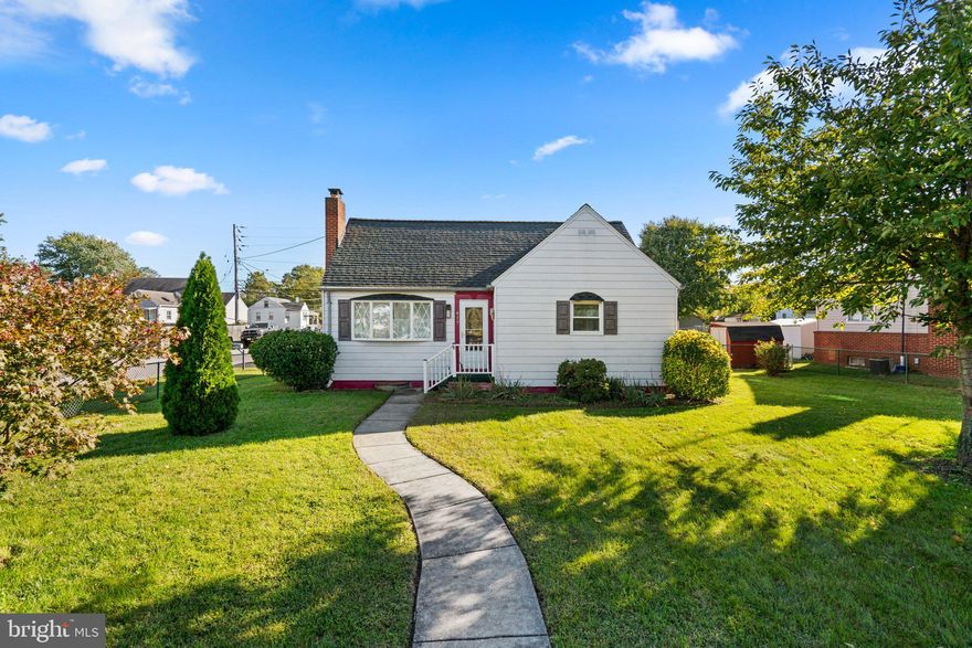 Charming 4-bedroom Cape Cod featuring a cozy family room with a brick hearth fireplace, perfect for relaxing evenings. The eat-in kitchen boasts warm wood cabinetry, providing a welcoming space for meals. Two bedrooms and a full bathroom on the main level offer convenience, while the upper level includes two additional bedrooms. The finished lower level provides extra living space for a family room, complete with a half bath and laundry area, plus plenty of storage and a walk-up to the outside. Enjoy outdoor living with a covered screen porch, mature landscaping, and a large fenced yard, ideal for entertaining or peaceful relaxation.  Roof is 5 years young!  The home is also fitted with a whole home generator and french drain system!