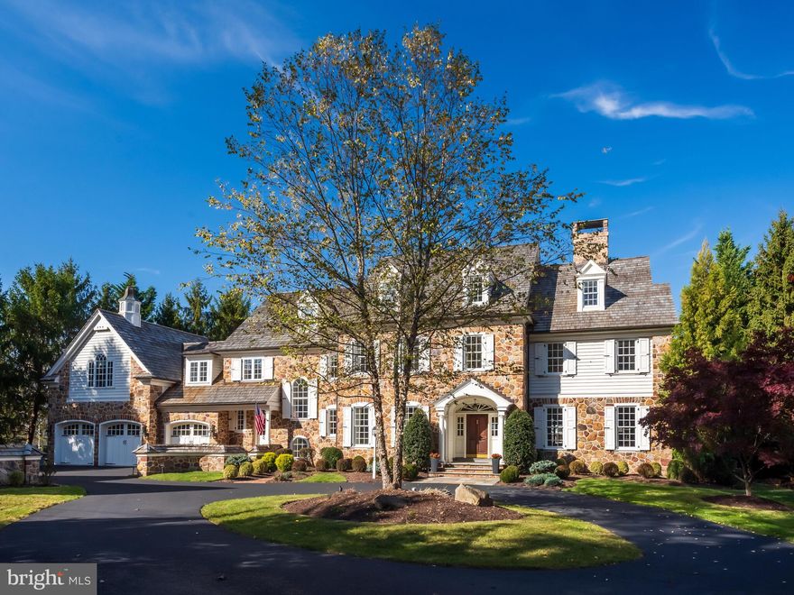 SHANGRI-LA Found— this paradise combines incomparable golf course, open space and sunset views; unparalleled outdoor relaxation and entertainment areas; and an impeccably appointed, stone-accented, custom residence-(built by renowned builder, Donald Pohlig, for himself.) Posed with grand serenity at the end of a secluded court at Applebrook’s custom manor homes, the circle entry gracefully opens to the perfectly sized, park-like .8 acre haven. The ample parking area is bordered by an oversized 2 car, detached carriage-style garage w/epoxy floor/work area/stylish 1BR/1BA guest qtrs. above, and the oversized, 3 car main garage w/epoxy floor/custom golf center cabinetry. Exceptional craftsmanship, inspired design and artisan quality are on vivid display, inside and out, upon your arrival. Attention-grabbing upgrades like gleaming site fin. hardwood floors and updated lighting abound. A gracious foyer, accented by elliptical arches, Gothic transoms and a grand staircase, opens to an inviting, sunlit living room w/marble FP and distinctive, windowed, grand piano alcove. An opposite foyer opening leads to the exquisitely appointed formal dining room, butler’s pantry, household office nook/blt.ins. Continue to a superb, gourmet kitchen boasting custom cabinetry, gorgeous granite counters/large island/breakfast bar, upscale appliances like Thermador 6 burner/griddle/oven, DW, Blt.in refrig, pantry and more! The special, well-windowed morning rm, adjoining family rm and distinctive library/study, all have transcendent rear views of spectacular sunsets and golf course glory! Bespoke quality features like the family room’s coffered ceiling/eye-catching, custom FP/elegant wet bar and library/study’s refined cherry moldings and built-ins set this home apart. Even the sizable mudrm is outstanding w/lge. closets, rear stairs AND the perfect pet bath center! Informal/formal powder rms are comfortably integrated into the main floor. A magnificent, second floor primary retreat displays a genteel luxury with foyer entry, generous bedroom, well-outfitted dual wlk.in closets/dressing area, and sumptuous primary bath. Gaze over singular morning vistas from the blt.in window seat as you enjoy a perfect mimosa--fresh juice and champagne conveniently chilled in this suite’s blt.in refrigerator drawers! 3 Large BRs/En-Suite BTHs, computer study center, whimsical full laundry rm w/2 washers/2 dryers/blt.in ironing board/chandelier, and BR 5/BTH 5--full in-law/au-pair ste  complete this 2nd level! The suite is designed with great rm/bedrm/full bath/wlk.in closet. This great rm, endowed with entrancing rear golf course/tree views and divine light, is utilized as the studio by current artist-owner. Ascend to the unfinished 3rd level, offering fantastic storage/built-ins/cedar closet/HVAC space w/possible future finish area. The resort-like, view-entranced, rear stone patios, grill kitchen center, glistening in-ground heated pool/spa, stone outdoor firepl., pergola, and charming pool house w/firepl. invite noteworthy entertaining and world-class relaxation—truly magnificent! Finally, a lavish, walk-out lower level offers a professionally styled fitness center, incredible wet bar, game/billiard area, commodious great rm w/blt.ins/media area, craft/play rm (future wine rm?), storage rm, sauna, and bath/steam shower—perfect after your work-out and accessible from rear pool area! Meticulous owners completed extensive updates/improvements as needed--new roof (all buildings), 22 new windows, whole house Generac, prof. landscaping/front & rear accent lighting/hardscaping, pool tile renovations/upgraded pump & heating system, EV charger and MUCH more! With convenient, sought-after Applebrook location, nearby E. Goshen Park/trails and every possible area amenity within minutes, this special property is a rare find-a blend of craftsmanship and artistry, framed by the designed beauty of Applebrook Golf Club and the sylvan glory of nature-Superlative!