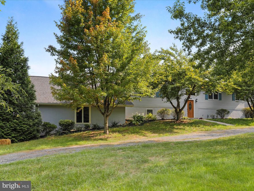 Recently updated throughout!  5 bed; 3 full bath on 5 acres;  with views of the mountains!  Large spacious rooms; with a full finished basement with an in-law suite; 2nd kitchen, living & dining and 2 full bedrooms!  Vinyl plank flooring, upgraded counters in baths; tons of space; plus a side loading 3 car garage!
Property went under contract pre-market