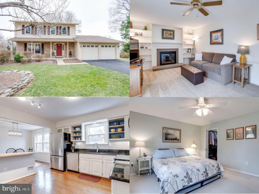 A wonderful 3-level colonial home in sought-after Burke Centre offers 4 spacious bedrooms and 2 full bathrooms, plus 2 stylish half baths – all remodeled for modern comfort. The main floor welcomes you with a generous living room,  dining room, and a bright, open-concept eat-in kitchen, complete with abundant storage space. The inviting family room features a wood burning fireplace and sliding glass doors that open to the private backyard, perfect for entertaining or relaxing.

The finished walkout basement provides endless potential, including a 4th bedroom, a versatile office or playroom, and one of the convenient half baths. The basement also includes a laundry room for added ease.

This beautiful home is tucked away on a peaceful cul-de-sac, and boasts a fully fenced backyard, freshly painted interiors, sleek granite countertops, stainless steel appliances, built-in bookshelves, and a cozy wood-burning fireplace in the family room. With a two-car garage, recently repaved driveway, and a welcoming atmosphere, this home offers the perfect blend of comfort and style.