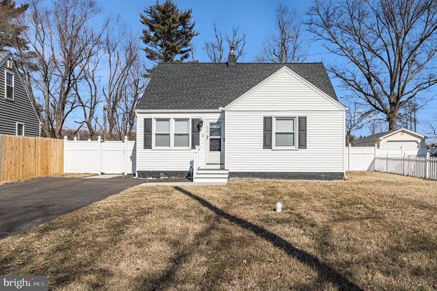 Multiple Offers received, Highest and Best due Sunday 3/3 Charming, Cape Cod with the space and updates you deserve! From the fresh, neutral palette to the beautiful natural light throughout, this warm and welcoming interior is waiting for your personal touch! Frequent entertainers will love this open-flow layout, with open sightlines between the living and kitchen areas. Boasting generous storage space, this welcoming kitchen is sure to inspire your inner chef. With two main floor bedrooms and two upstairs, each household member has a place to claim as their own. Take advantage of warm, sunny afternoons from the spacious, fenced-in yard – ideal for endless outdoor relaxation and play. Easy access to I-95 and PA Turnpike for smoother commutes. Your search stops here! Inquire today before it’s too late!