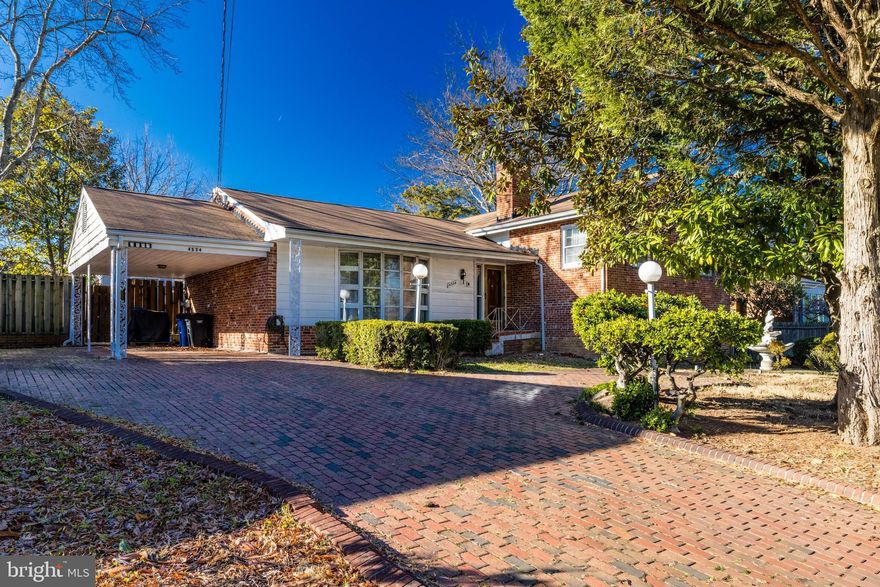 Fantastic opportunity to own a single family home in Alexandria!! Do not miss out on this one as it won't last long - $100k below tax assessed value and a HUGE investor opportunity. Impressive brick split level with ample parking including a T shaped driveway and attached carport. Good bones and some charming features include tile and hardwood flooring, crown molding and a brick mantle gas fireplace. Enjoy a greenhouse off the property and an brick-walled English garden in the private backyard with so much potential. This home is being sold as-is, which will include a heavy-duty fire safe with a value up to $2,000+ plus a new boiler as of this year! The lower level was once a home office, and could be for you as well! A private entrance on the west side of the home offers convenient access to a distinct and versatile living or workspace, complete with bedroom and full bath, separate from the main home/level. Close by to shopping, dining, and easy access to I-395. Other transit options are the King Street and Van Dorn metro stations as well as the bus stop just outside the property takes you to King Street Metro, Mark Center (transit hub), Potomac Yard Metro, and a few blocks away is the express bus to Pentagon Metro in morning and from Pentagon Metro in afternoon rush hour.