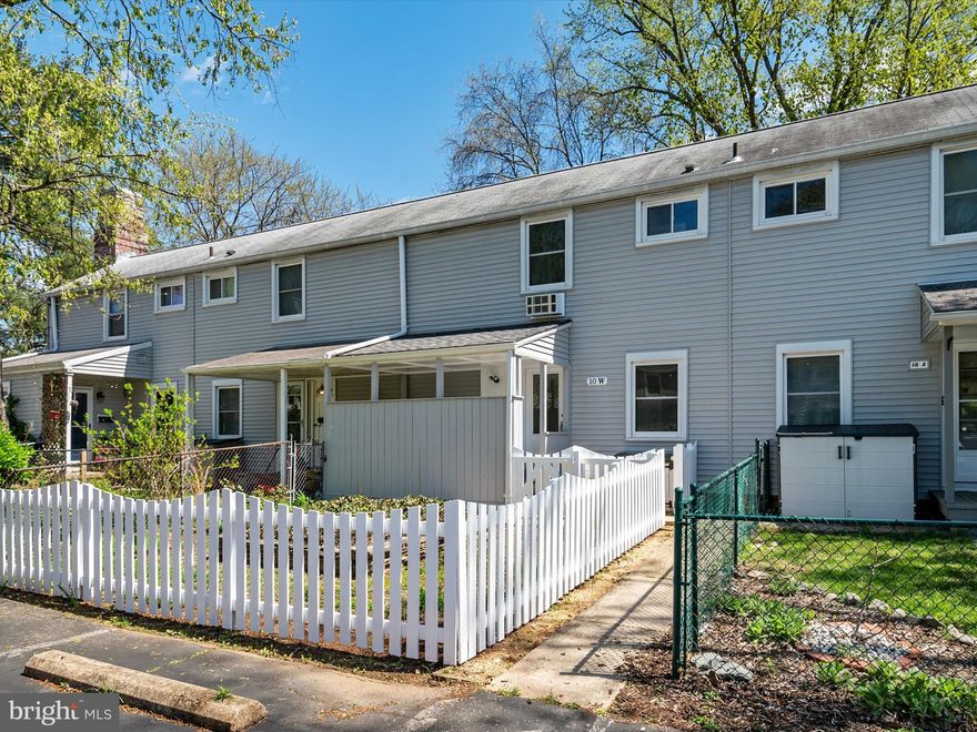 **PRICE IMPROVEMENT** With new kitchen (2024), bathroom (2024), updated electric (2024) and plumbing (2024), this historic cooperative townhouse is unlike any other.  With a front and back porch, fenced in yard and a large shed, there is room both inside and outside for the gardener, DYI project lover or just a place to create your own oasis.  Timeless charm combined modern conveniences just steps from community amenities. Just a few turns from B/W Parkway, one can be in DC, Baltimore, College Park in minutes! Don't miss this rare opportunity to own a piece of history with all the perks of modern living.