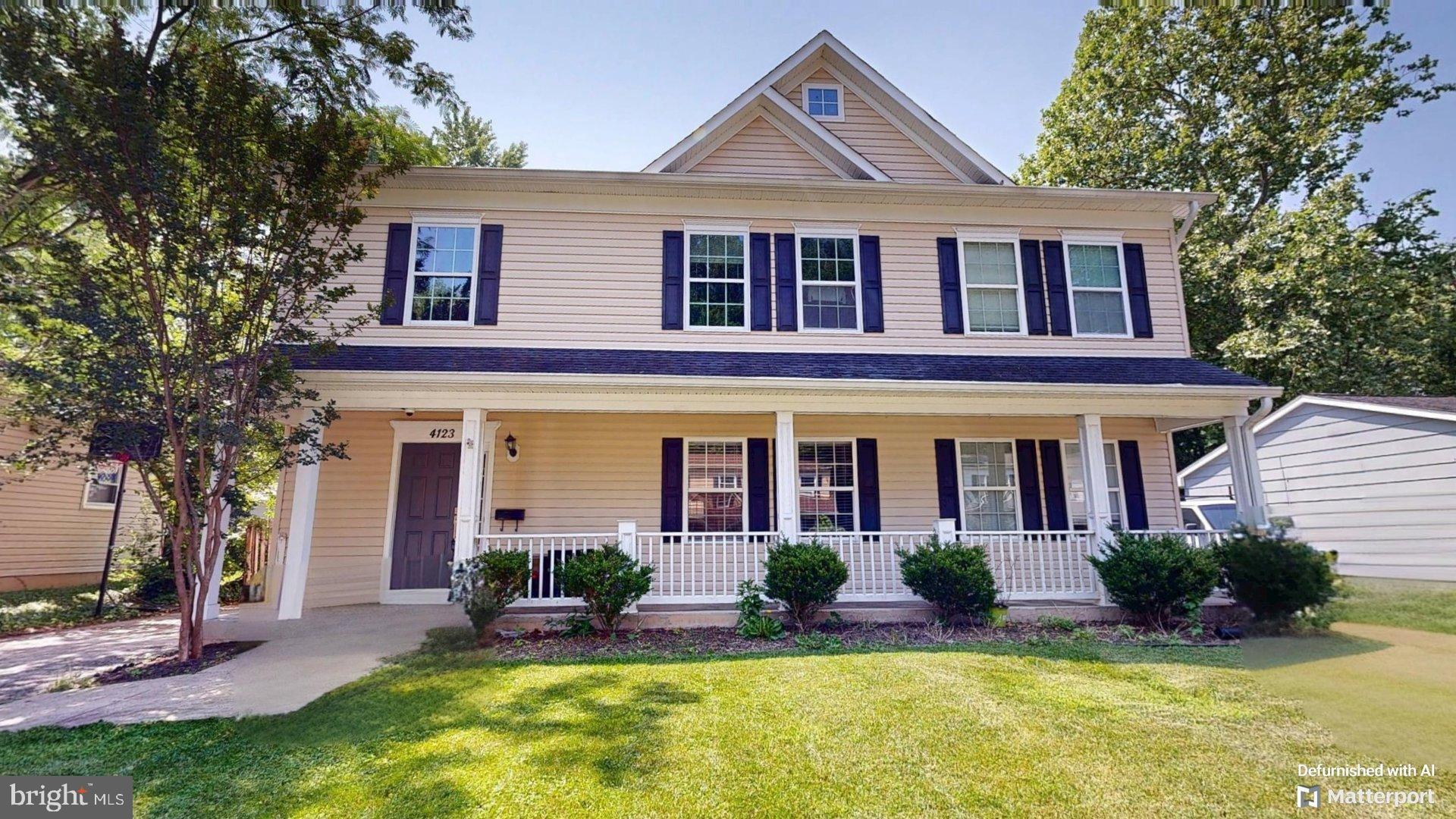 Welcome home to 4123 Gardensen Drive, where thoughtful updates and generous space come together in a classic Colonial tucked in the heart of Woodbridge. With six generously sized bedrooms and three-and-a-half baths, there’s no shortage of space to live comfortably and spread out with ease.
From the moment you step inside, you’ll appreciate the open and inviting layout. Beautiful hardwood floors run throughout the main level, where you’ll find a versatile room perfect for a guest bedroom, home office, or playroom. The kitchen opens seamlessly to the dining and family rooms, featuring recessed lighting, a functional island, and charming trim details that add a touch of elegance. There’s even a convenient main-level laundry area for added ease.
Upstairs, five generously sized bedrooms provide room for everyone. The primary suite is a peaceful retreat with a walk-in closet and private bath.
Step outside and enjoy the fenced backyard, ideal for entertaining or quiet evenings under the stars. The front porch and rear patio invite you to slow down, relax, and take in the simple pleasures of home. A large shed offers bonus storage, and the extra-wide driveway has plenty of room for multiple vehicles.
Located near schools, shopping, commuter routes, and neighborhood amenities, this home is a rare blend of space, comfort, and convenience.