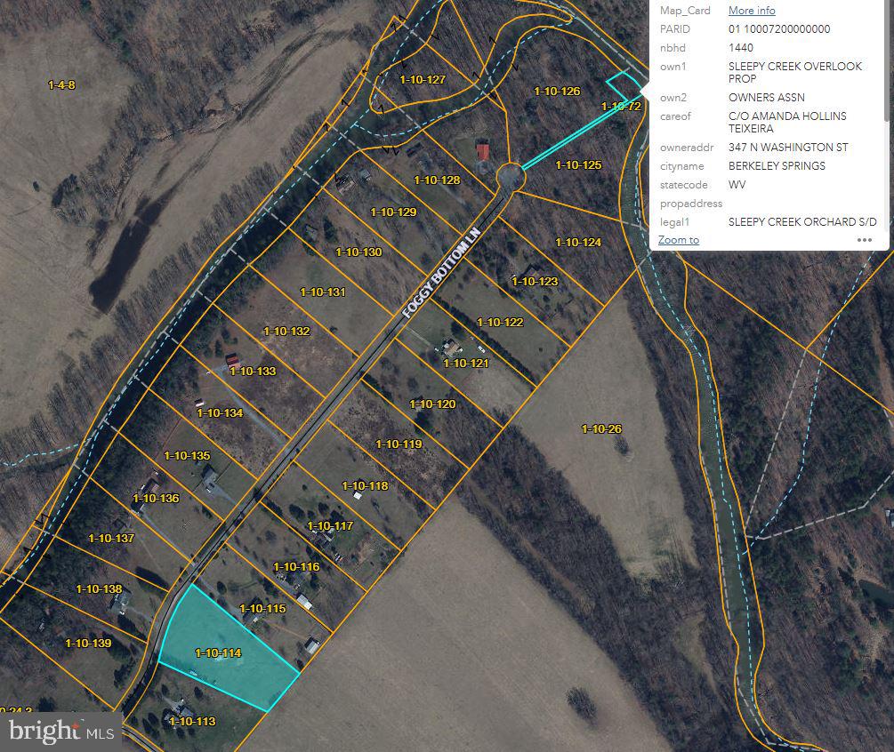 SLEEPY CREEK ORCHARD - Land