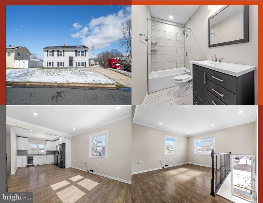 Beautifully renovated from top-to-bottom, this four-bedroom and two full-bathroom open-floor, split-level single house located in the heart of Aberdeen is ready for you to move in. It features a new kitchen with stainless steel appliances, granite countertops, and a beautiful tile backsplash and opens to the space with a combined dining room and living room and with a lot of natural light. Newly remodeled bathrooms with masterful tile work and beautiful flooring. Fully finished basement with a fourth bedroom, full bathroom, and tons of closet space.  Recess lighting throughout the house. Private driveway, flat backyard, concrete patio perfect for your family's entertaining. This fantastic property is within walking distance and just a few minutes away from desirable shopping, restaurants, and commuter routes. WELCOME HOME!