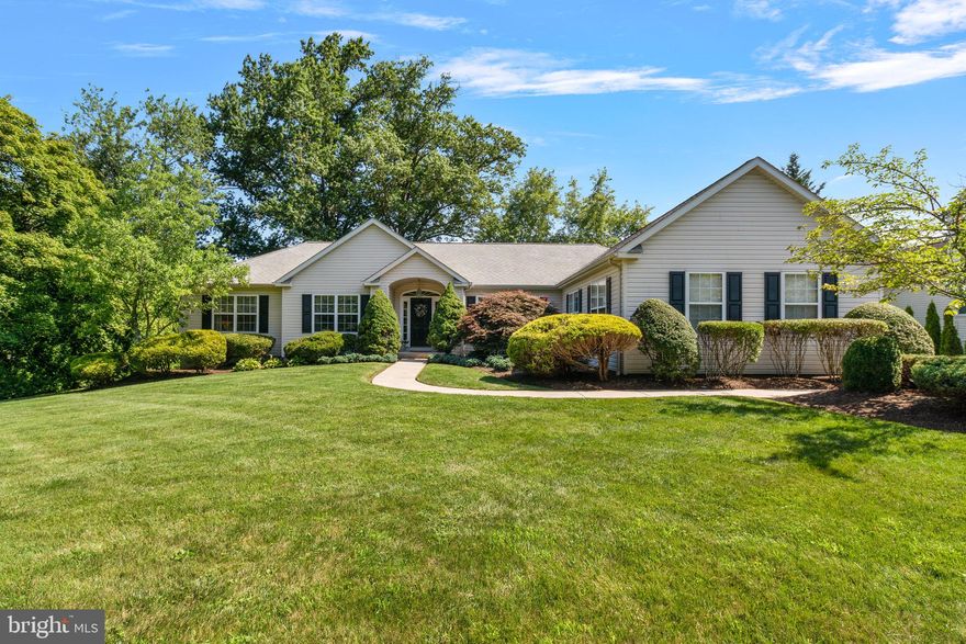 Talk about the perfect find!  This custom built ranch home offers an open floor plan with views of the rear yard from every window.  The rear yard is fenced with black wrought iron with two entry gates and offers lush landscape, garden shed, wood shed and  a new 30+foot deck with two sets of stairs .
The arched entry way welcomes you to the front door and keeps you dry during the rain and snow. 
The foyer has open views of the large family room with floor to ceiling brick fireplace and wood burning insert.  The ceiling is vaulted lending to the expansive feel of the room.  The fireplace is banked on both sides by French doors leading to the rear deck.  To the right you'll find a dining room open to this same space. Continue to the right and find a breakfast area , breakfast bar , coffee bar, large pantry and an abundance of cabinetry.  Directly off the breakfast room is an all year around Florida  room with access to the rear yard.   The full laundry and mudd room accesses the driveway side entry and has a large closet and additional cabinets.  The master bedroom is to the right rear of the home with access to the rear deck . The master bath has walk-in shower , soak tub and walk-in closet.  Two additional bedrooms and hall bath complete this side of the home space.  Three car side entry garage with a separate  200 amp electrical service for the car buff.  The basement has additional 1'height , gas utility, gas water heater are located  with a finished space in mind.  This is a stick framed home and offers a load bearing attic space for storage.