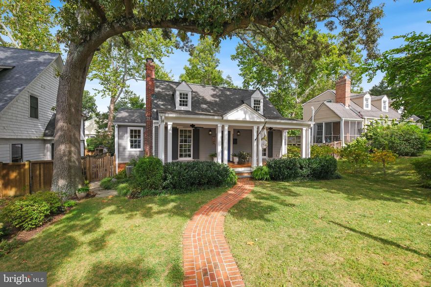 Charming Craftsman-Style Cape  nestled on a quiet, picturesque street in the heart of Glen Echo area, this beautifully updated residence exudes charm and modern convenience. Ideally situated for nature lovers, the home offers close proximity to the hiking, biking, and walking trails of the C&O Canal, Glen Echo Park, Cabin John, and kayaking on the Potomac River.  Originally built in 1939, this three-bedroom, three-bathroom home boasts a stunning design-build renovation and addition that expands the traditional Cape layout, seamlessly blending historic character with modern flair. The chef’s kitchen showcases exquisite modern farmhouse finishes, a 6-burner gas stove, and premium appliances. Beautiful arched doorways lead to an expansive Great Room, highlighted by exposed wood beams and a contemporary chandelier, creating a warm and inviting atmosphere. Gleaming hardwood floors flow throughout the main level, enhancing the home's timeless appeal.  Upstairs, the private owner's retreat offers serene comfort with its own hardwood floors and ample space.   This home perfectly combines classic charm with modern living in an ideal location. The property features extensive designer landscaping and beautifully crafted hardscaping throughout, creating a picturesque outdoor retreat. A charming garden shed in the rear offers the perfect space for gardening enthusiasts.  Enjoy the natural beauty of the nearby Potomac River, arts and culture at Glen Echo Park, and convenient access to local restaurants, shops, and the Potomac Farm Market. Just minutes from downtown Bethesda, Friendship Heights, NW D.C., I-495, Clara Barton Parkway, and major commuting routes, this home provides the perfect retreat with unbeatable convenience.  A great additional perk is that the roof is 9 years old!