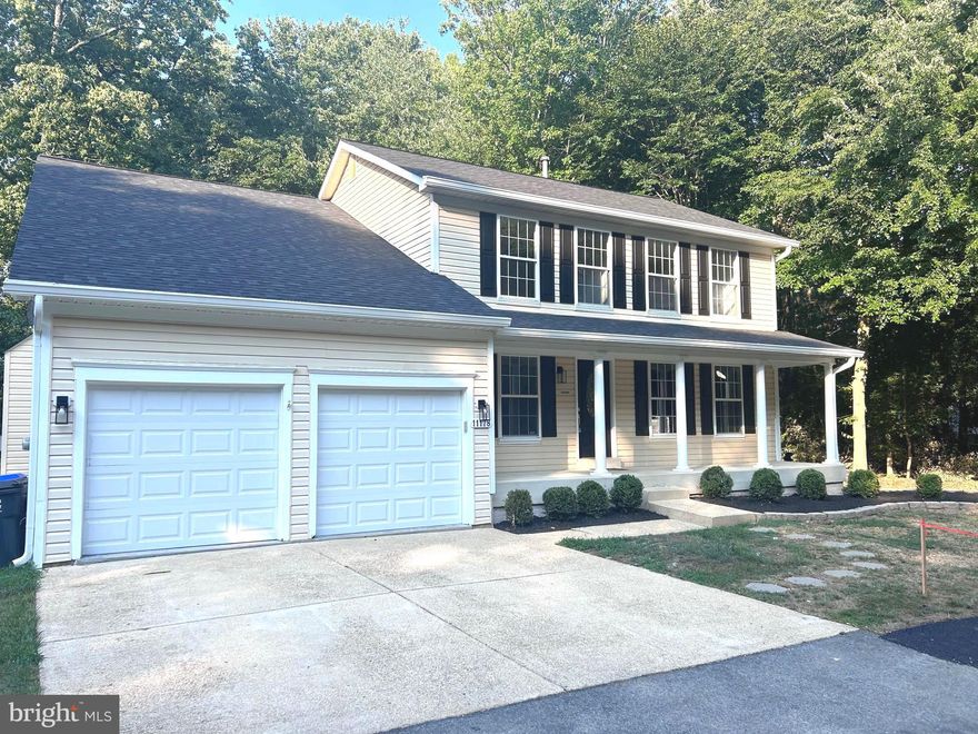 Please note: Some of the images have been virtually staged to help illustrate the potential of the space.
A REWARDING ESCAPE PEACEFULLY SITUATED: Luxuriously renovated, this exquisite 3102 SF, 4-bedroom, 3 ½-bathroom home is perfectly nestled in the heart of Waldorf. Boasting a newer roof, a modern kitchen equipped with elegant quartz countertops, and high-end smart appliances, this home promises comfort and style. Indulge in the luxury of the tastefully designed bathrooms and enjoy the convenience of living close to shopping centers, a mall, theaters, and restaurants. The fully finished basement offers additional rental income potential or an in-law suite, featuring waterproof luxury vinyl plank (LVP) flooring. The thoughtful layout includes a spacious living room and dining area, complemented by a remodeled kitchen. Step outside to a large deck on the back, perfect for outdoor entertaining. The upper level boasts new hardwood floors throughout. The master bedroom is a retreat, enhanced with a vaulted ceiling that adds an airy, expansive feel. Don’t miss out—make this peaceful haven your new home today!