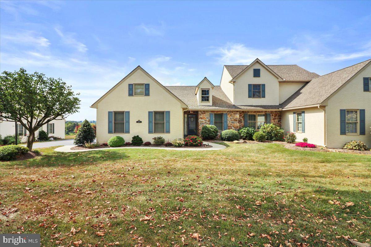 Walk into this beautifully updated ranch style home in Summerfield At Elverson. From the beautifully wide plank hardwood floor, to the island in the kitchen, new cabinets, countertop and upgraded floor layout, single floor living never came easier. Step out onto the back deck where a beautiful view overlooking a pasture and farm fields lends itself to an enjoyable evening. Walk down the quick access steps to the lower patio and walkout basement. A front room in the house can act as either a bedroom or an office or a den. Downstairs there is an expansive finished space and an additional bedroom. Come enjoy the serene living of Summerfield!