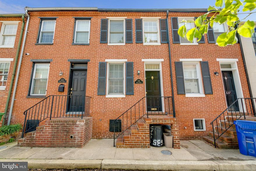 Wonderful 2 bedroom 1.5 bath home in Ridgely's Delight! Situated on a cobblestone street this town home features hardwood floors, updated kitchen with stainless steel appliances, fully finished lower level with 2nd bedroom and half bath, and spacious master suite on 2nd floor with full bath. Exposed brick and  in living room.  Large rear area for entertaining or just relaxing!  Adjacent to Downtown and Inner Harbor, living in the Ridgley’s Delight neighborhood puts you just a few steps away from some of Baltimore’s most beloved attractions. This compact community of brick townhomes has Camden Yards to the east, M & T Bank Stadium to the south, and the University of Maryland, Baltimore to the north. The Hippodrome Theatre, the Baltimore Convention Center, Royal Farms Arena, Lexington Market, and the Gallery are just a short walk away, not to mention the endless array of cafes, restaurants, and taverns at your fingertips. The neighborhood’s biggest claim to fame is the Babe Ruth Birthplace and Museum, an unassuming rowhouse at Dover and Emory that draws history buffs and baseball fans from around the globe.