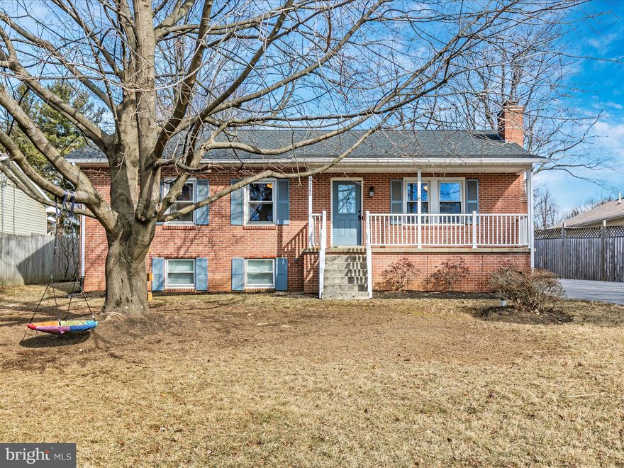 This brick front rancher is sure to impress! The spacious main level boasts a cozy living room with a charming wood-burning fireplace, built-ins, and stylish floating shelves. The delightful kitchen features a peninsula with stone countertops and a separate dining area, perfect for gatherings. The primary bedroom offers private access to the well appointed hall bath, complete with a relaxing soaking tub and a separate walk-in shower. Two additional bedrooms complete the main level. Downstairs, the expansive lower level provides a versatile family room, a partially finished office/craft space (just add flooring!), a second full bath, and a generous laundry/storage area. Step outside to enjoy the incredible covered patio with ramp access, a lovely front porch, and ample parking. The oversized detached garage features two bays and a convenient service entrance door. Plus, enjoy peace of mind with a brand-new roof on both the house and garage (2024). Don’t miss this exceptional opportunity—schedule your showing today!