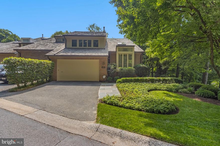 Welcome to 6101 Davenport Terrace – A Timeless Townhome in Mass Ave Forest**

Nestled in the serene and sought-after Mass Ave Forest community, 6101 Davenport Terrace is an end-unit townhome that offers the rare charm of single-family living within a townhome setting. This meticulously maintained residence boasts 4 bedrooms, 3.5 baths, and an expansive 3,897 sq. ft. of living space, seamlessly blending classic elegance with modern comforts. Vaulted ceilings, skylights, designer touches throughout, an expanded breakfast room, sauna, a large deck, and a flagstone patio enhance the .13-acre yard. As a private end unit, it offers no steps to entry, ensuring accessibility and convenience.

The main level boasts hardwood floors, a formal dining room, and a cozy living room adorned with designer tile and a fireplace, creating an inviting atmosphere.

The chef’s kitchen is equipped with high-end stainless steel appliances and abundant cabinetry, making it a culinary enthusiast’s dream. Adjacent to the kitchen, the sun-soaked breakfast nook boasts floor-to-ceiling windows that frame serene natural views, creating a tranquil setting to enjoy your morning coffee year-round.

Upstairs, the primary suite offers a tranquil escape with a walk-in closet and an ensuite bathroom, providing a spa-like experience. There are two other light-filled, well-sized rooms and an updated full bathroom.

The versatile lower level fully finished basement includes a recreation room, an additional bedroom, a full bath, a sauna, a workshop area, and walk-out access to a private yard, ideal for relaxation or outdoor gatherings.

Recent updates include a new roof and HVAC system installed in 2020, a heat pump replaced in 2022, and a washer and dryer also replaced in 2020, ensuring peace of mind for years to come.

Located just minutes from downtown Bethesda and major commuter routes, this home offers the perfect balance of peaceful suburban living and easy urban access.

6101 Davenport Terrace is more than just a home; it's an opportunity to embrace a lifestyle of comfort and convenience in one of Bethesda's most desirable communities. Don't miss the chance to make this exceptional property your own.